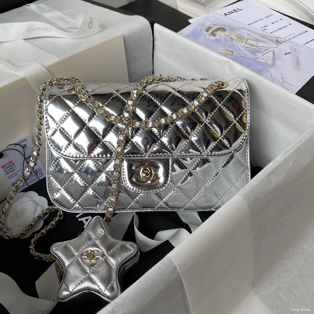 Firstbag Ru FLAP BAG & CHANEL COIN PURSE STAR 0730
